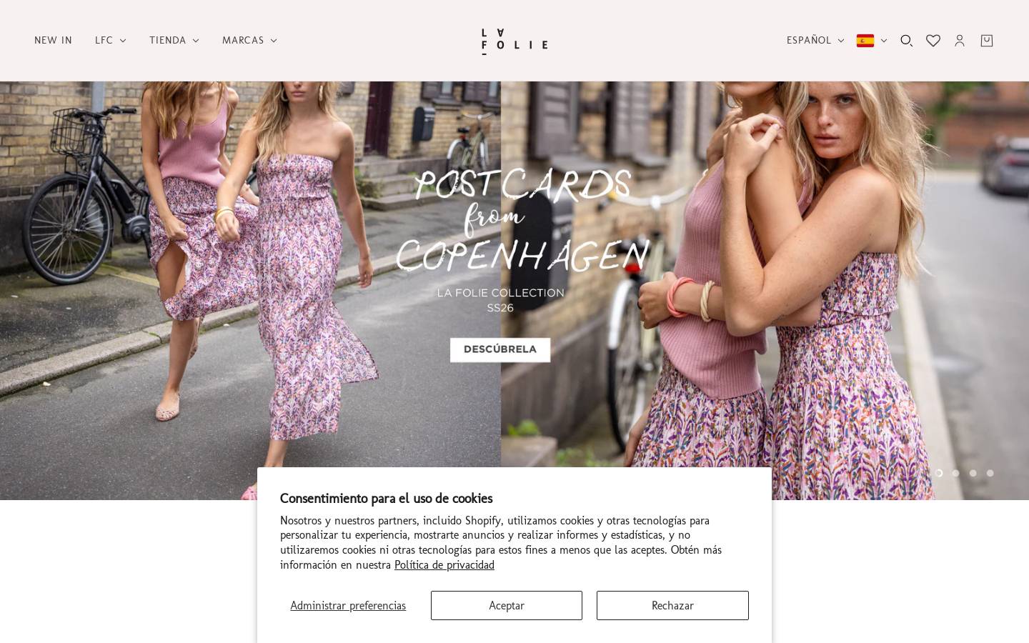 lafoliesantander.com homepage screenshot