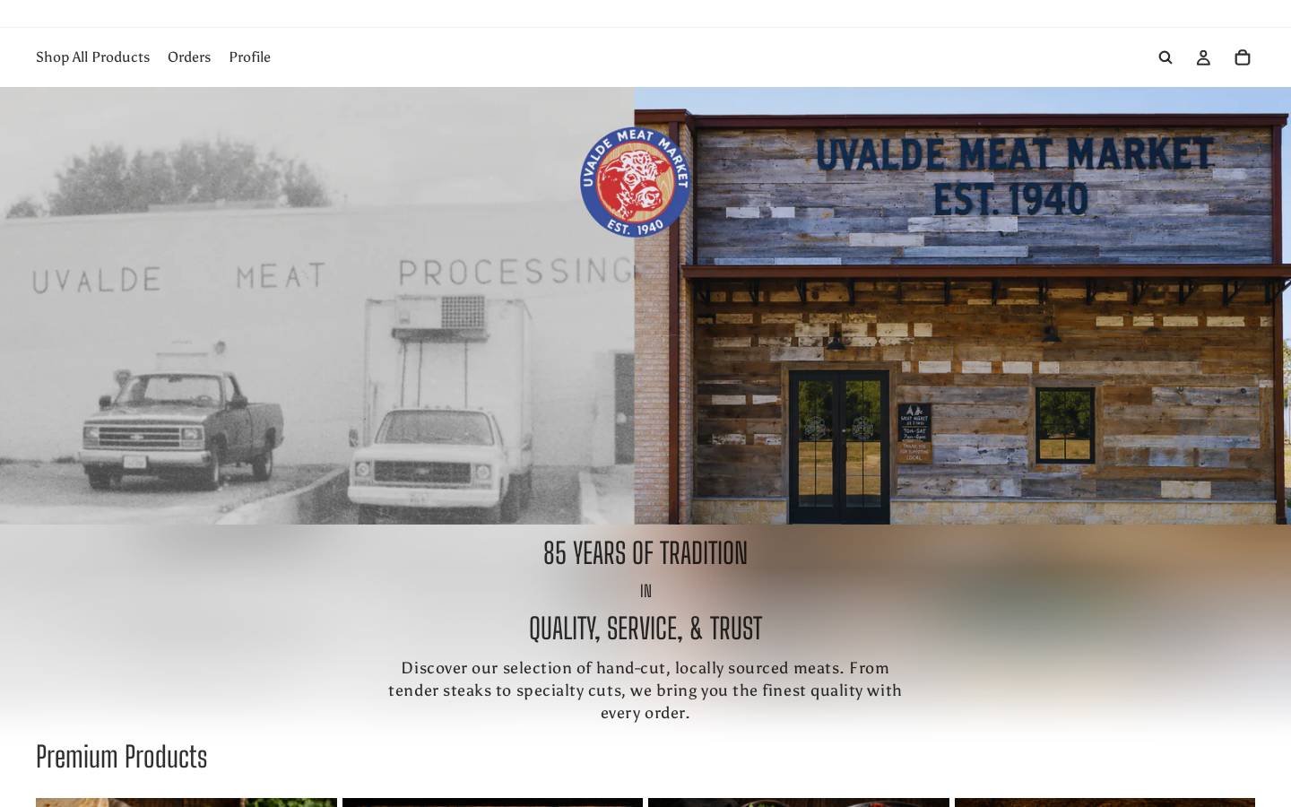 lafortalezabeef.com homepage screenshot