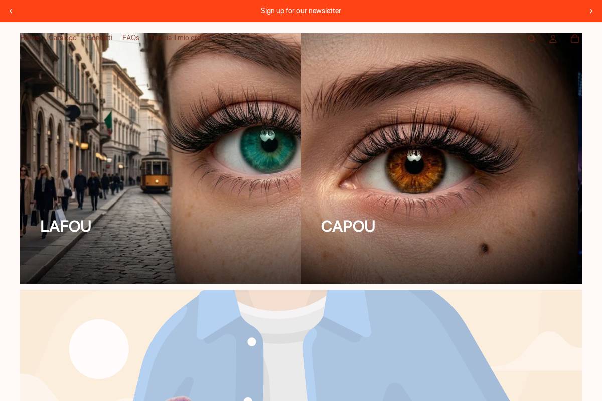 lafoucapou.it homepage screenshot