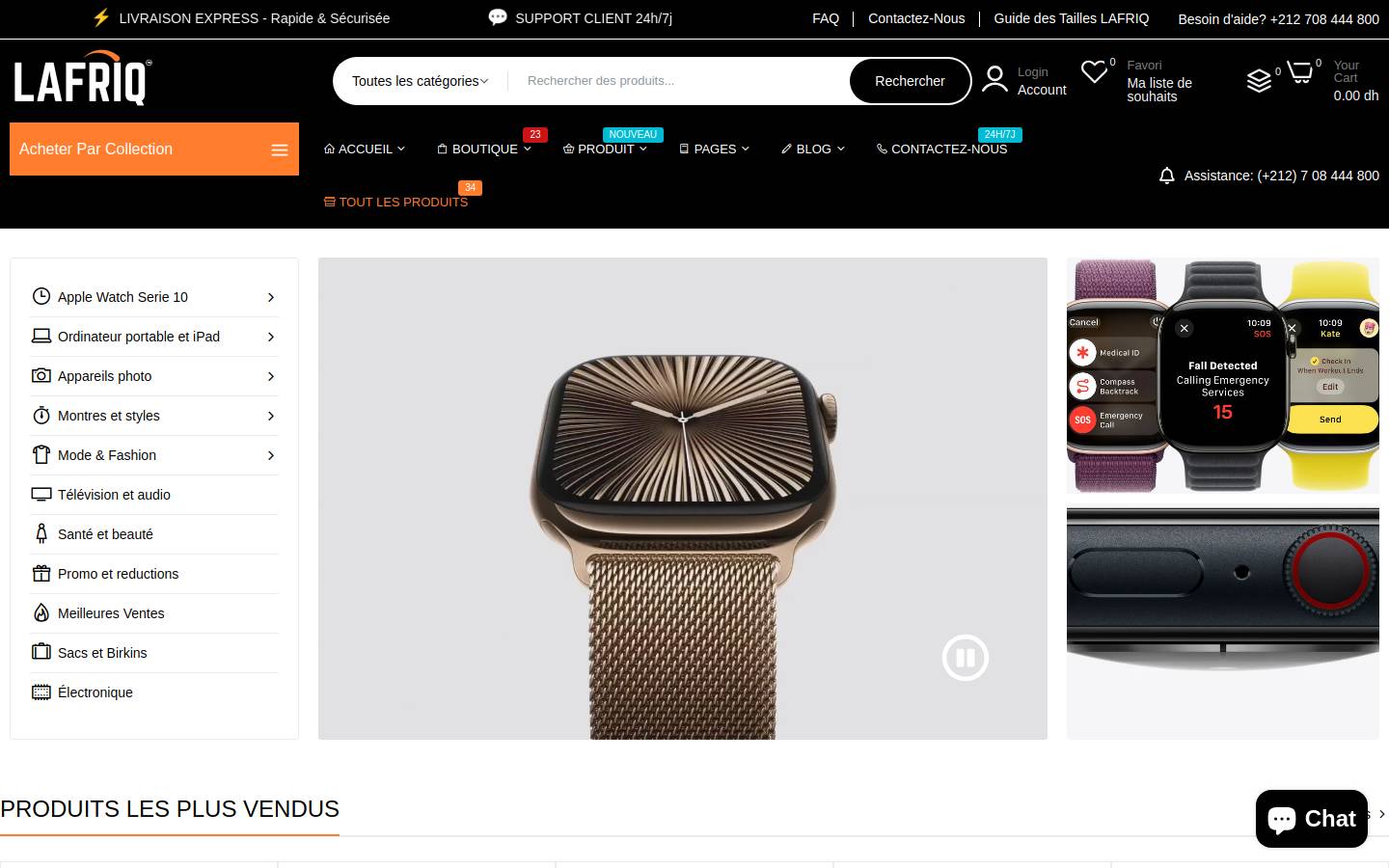lafriq.com homepage screenshot
