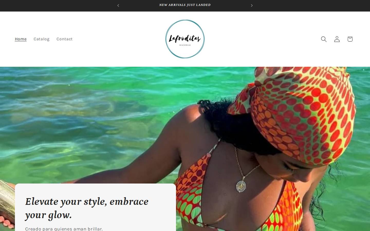 lafroditas.com homepage screenshot