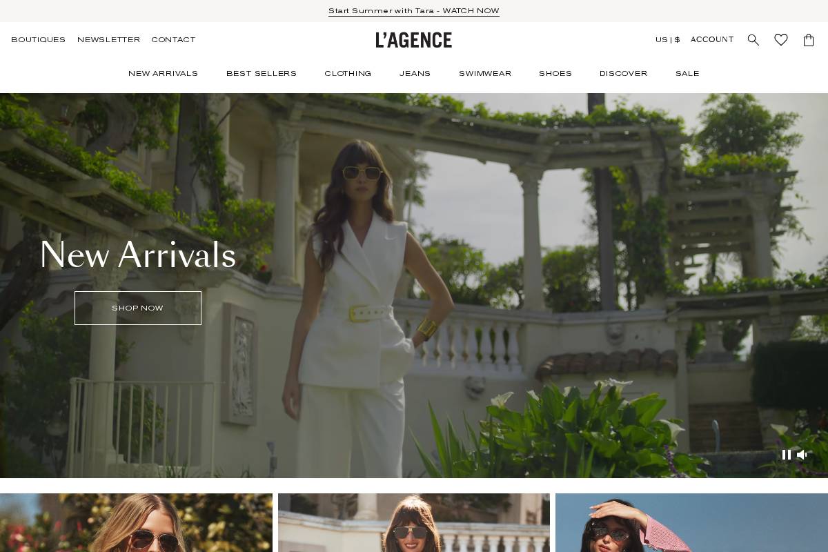 Alliance Model Management homepage screenshot
