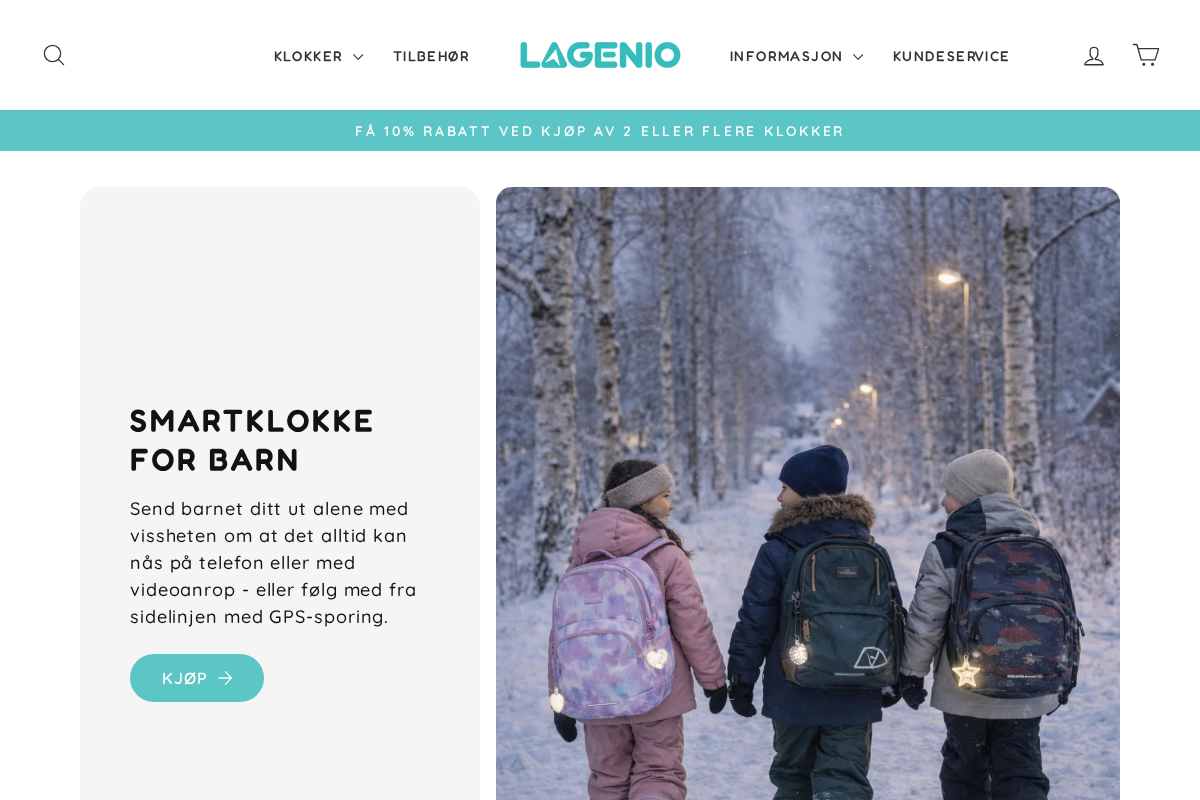 Lagenio homepage screenshot
