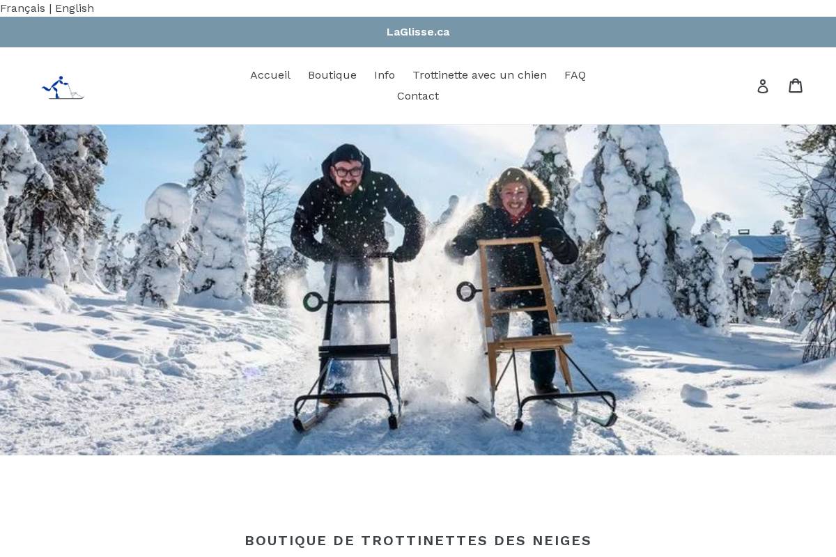 laglisse.ca homepage screenshot