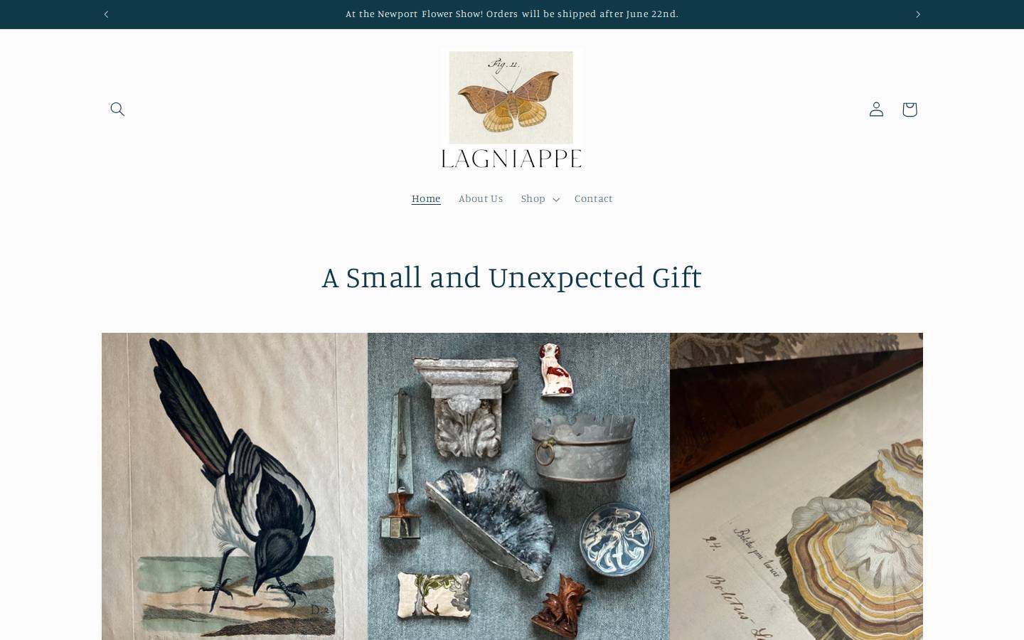 lagniappe1812.com homepage screenshot