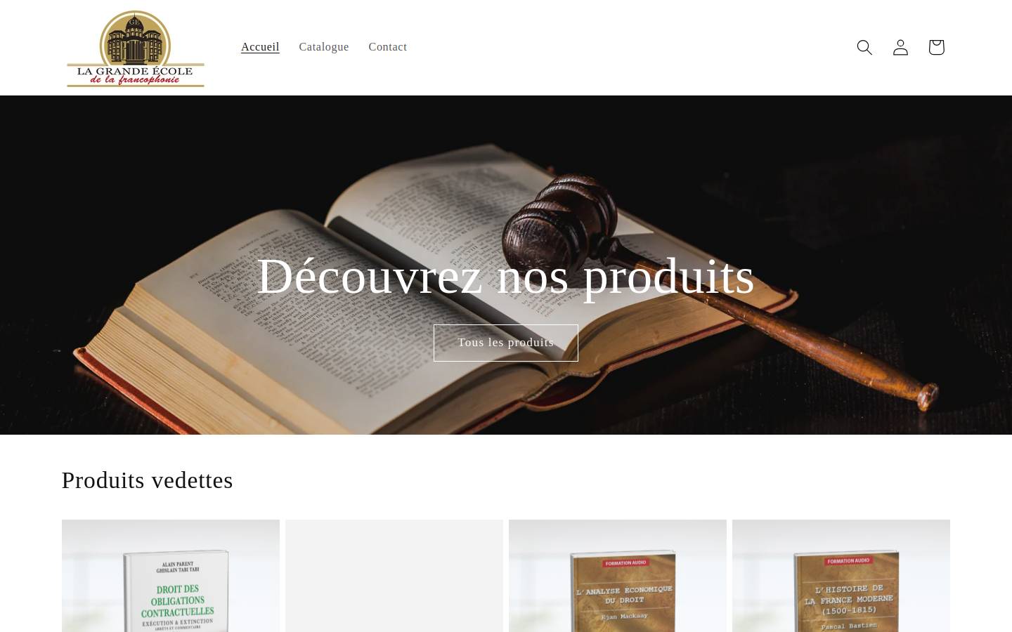 lagrandeecole.ca homepage screenshot
