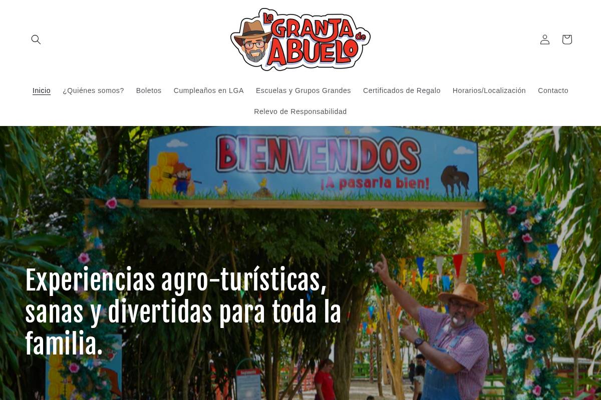 lagranjadeabuelopr.com homepage screenshot
