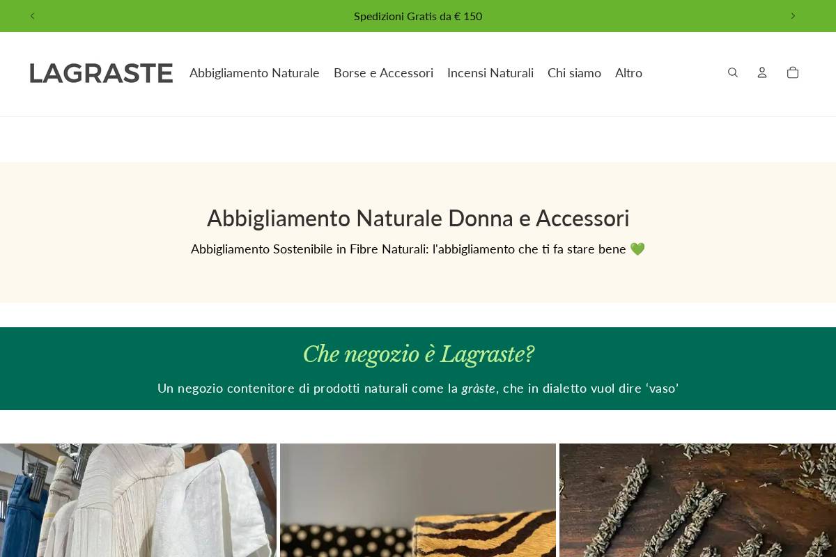 Lagraste homepage screenshot