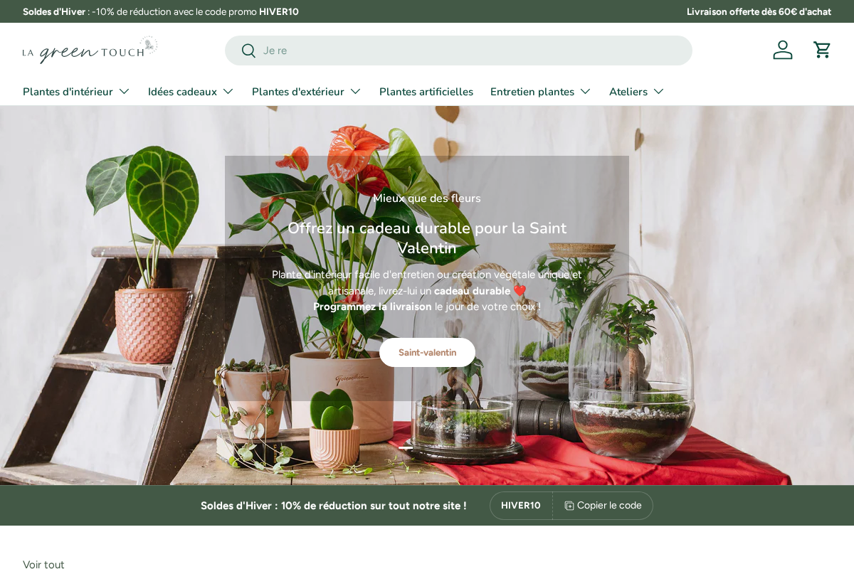 La Green Touch homepage screenshot