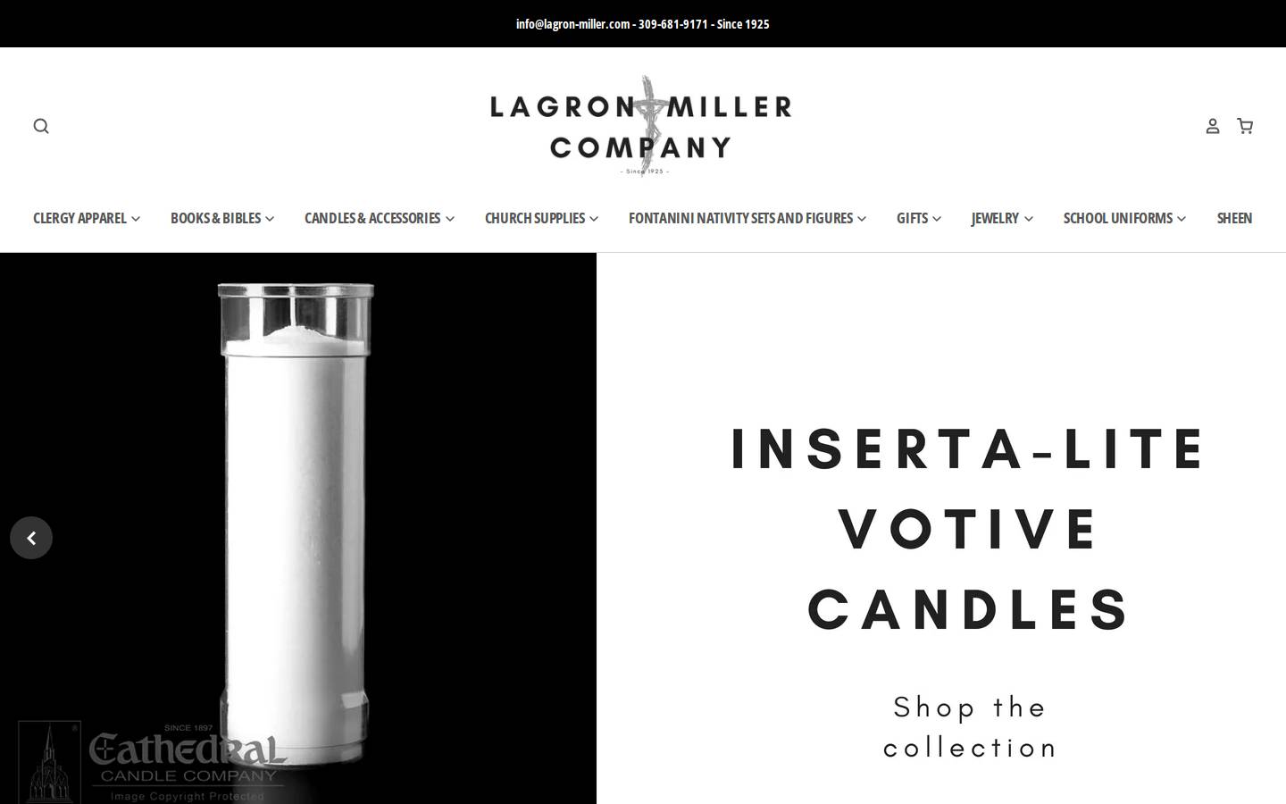 lagron-miller.com homepage screenshot