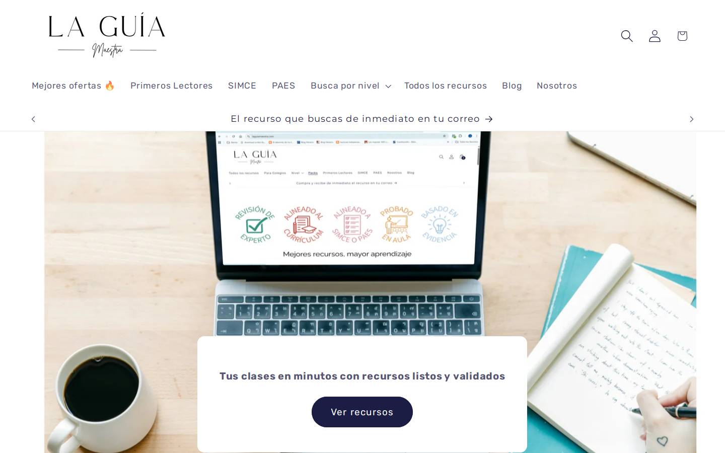 laguiamaestra.com homepage screenshot