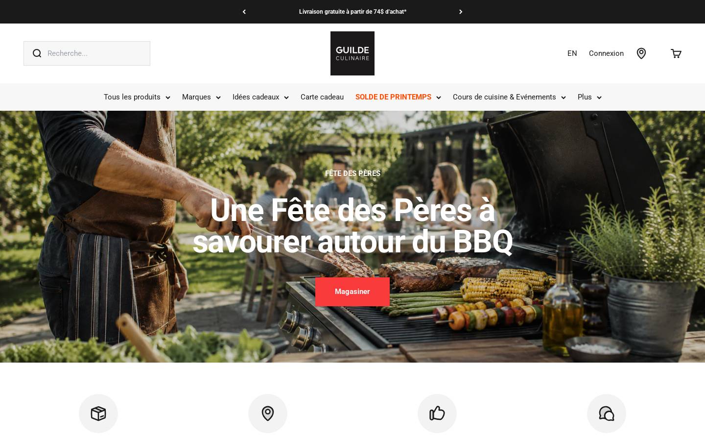 laguilde-culinaire.ca homepage screenshot