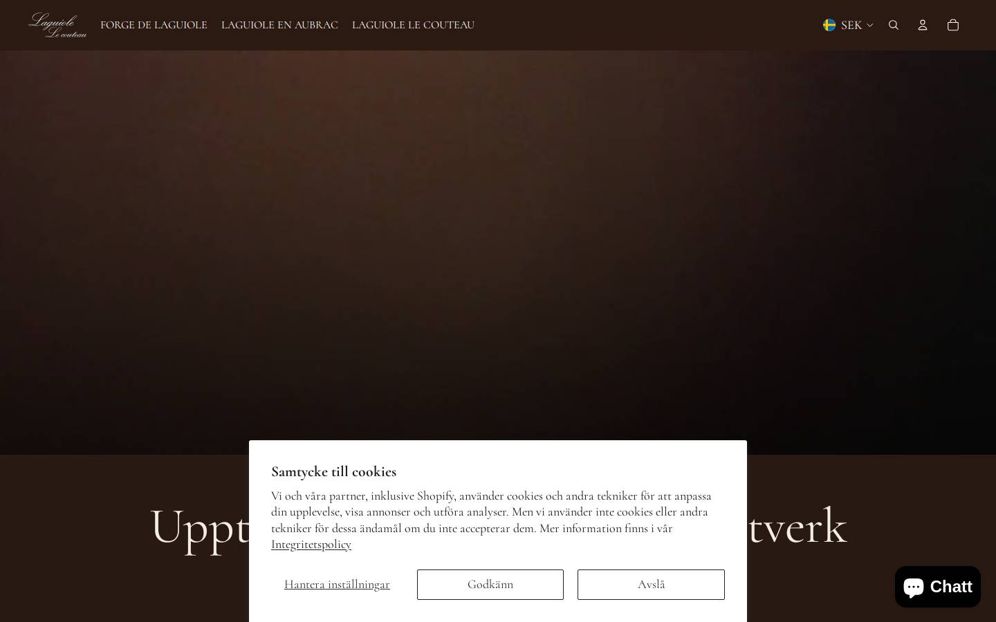 LAGUIOLE.COM® homepage screenshot