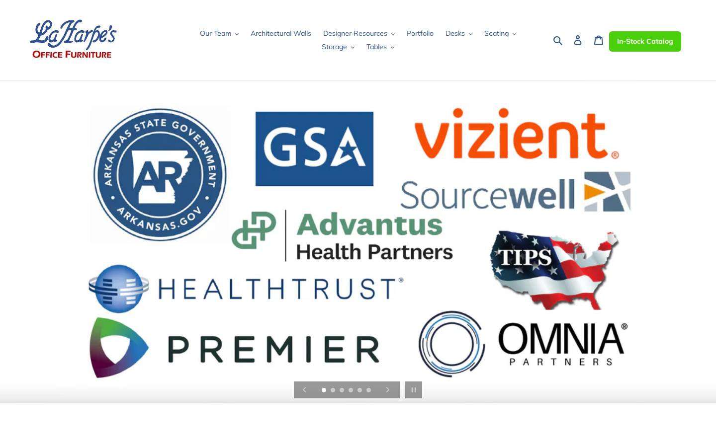 laharpes.com homepage screenshot