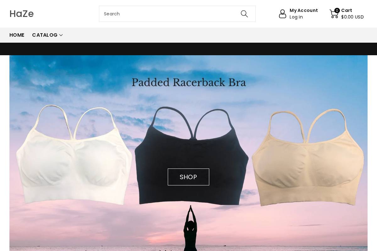 lahazeapparel.com homepage screenshot