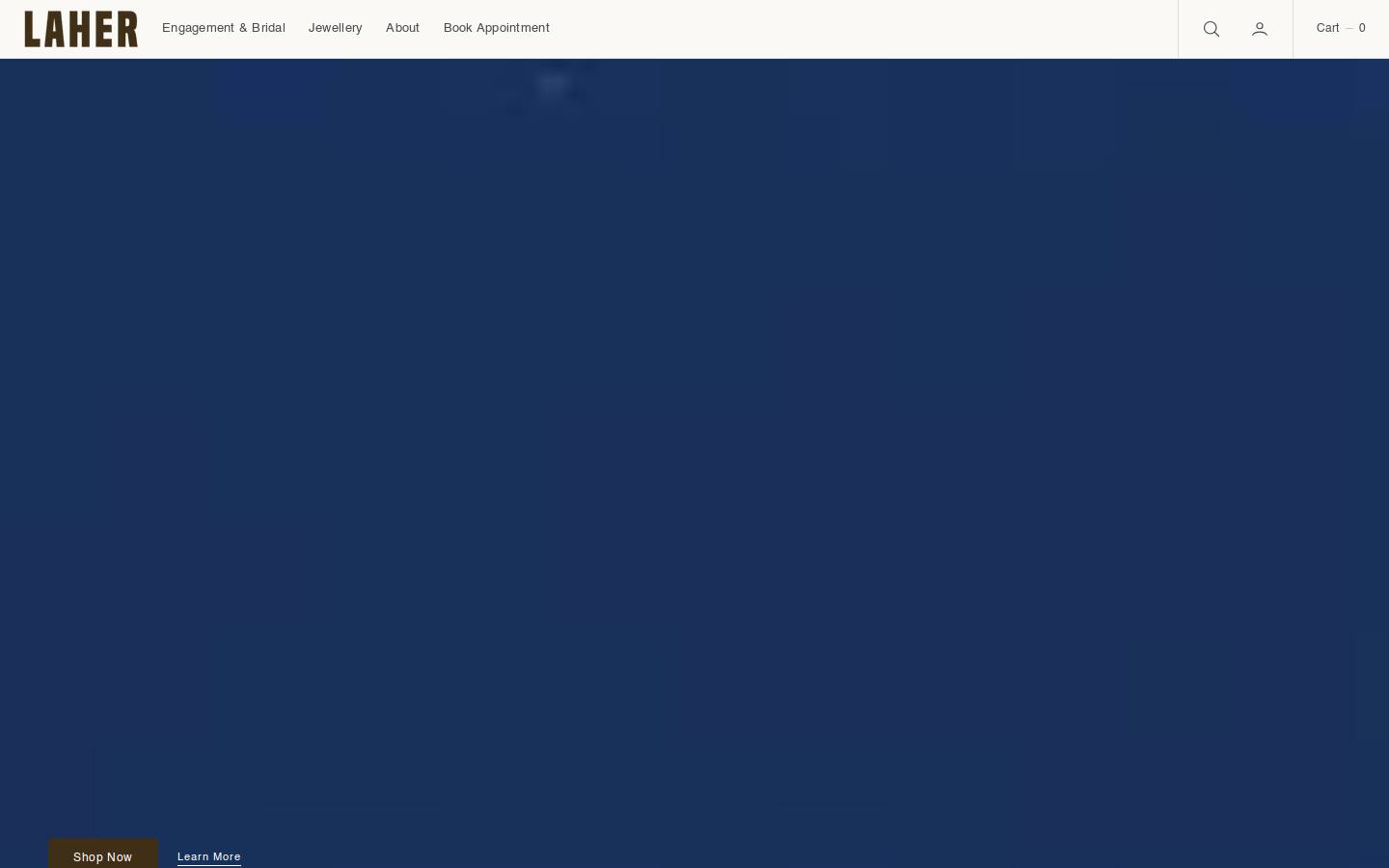 laher.co homepage screenshot