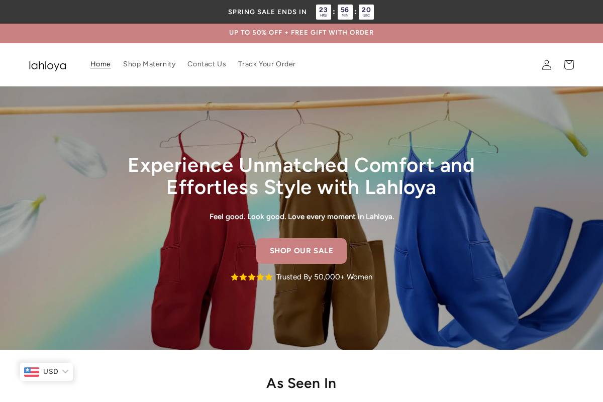 Lahloya homepage screenshot