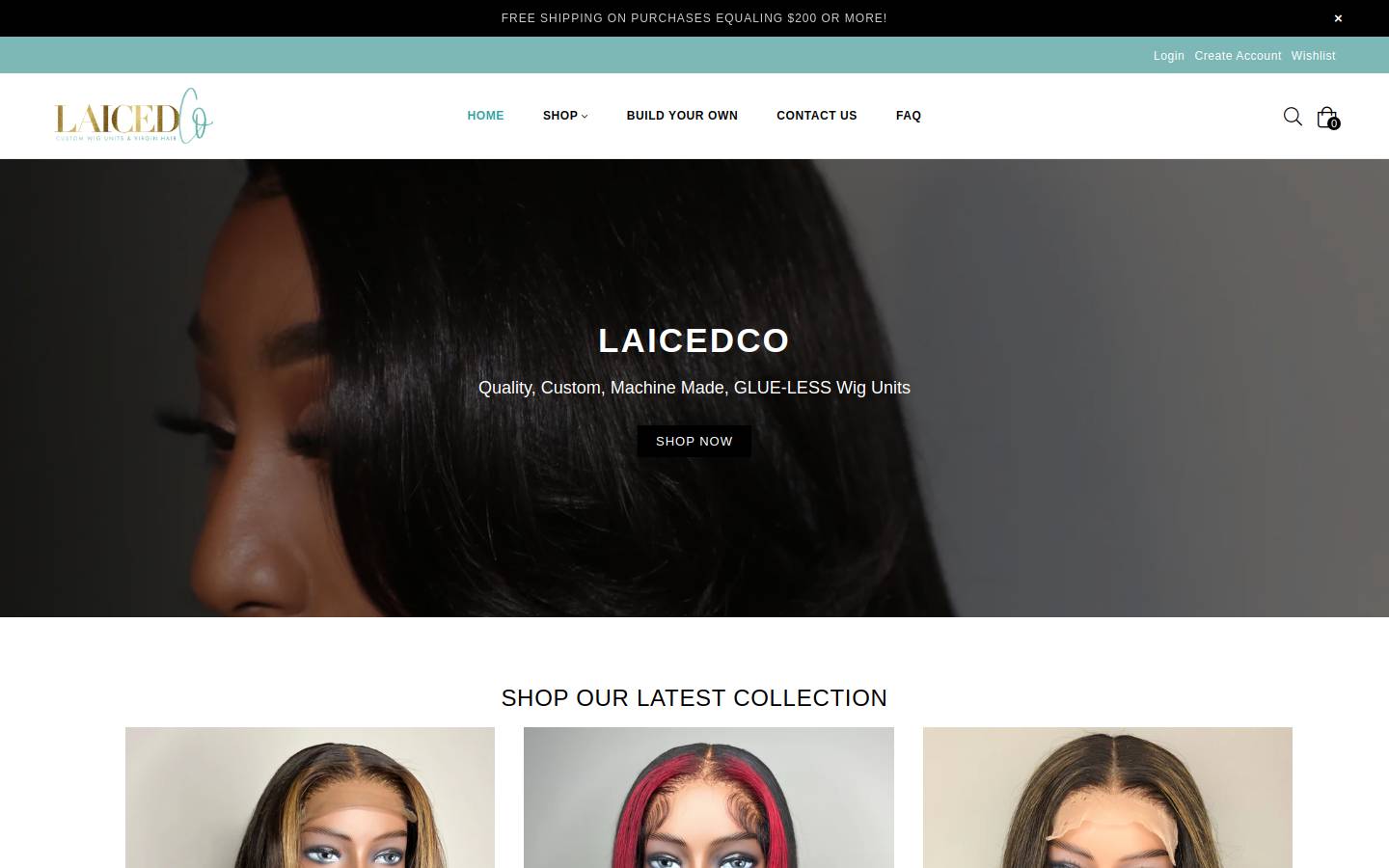 laicedco.com homepage screenshot