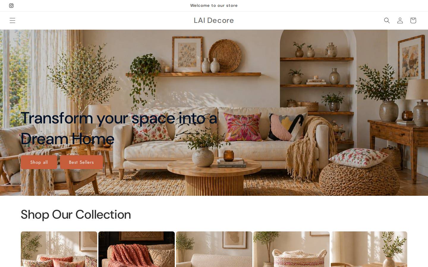 laidecore.com homepage screenshot
