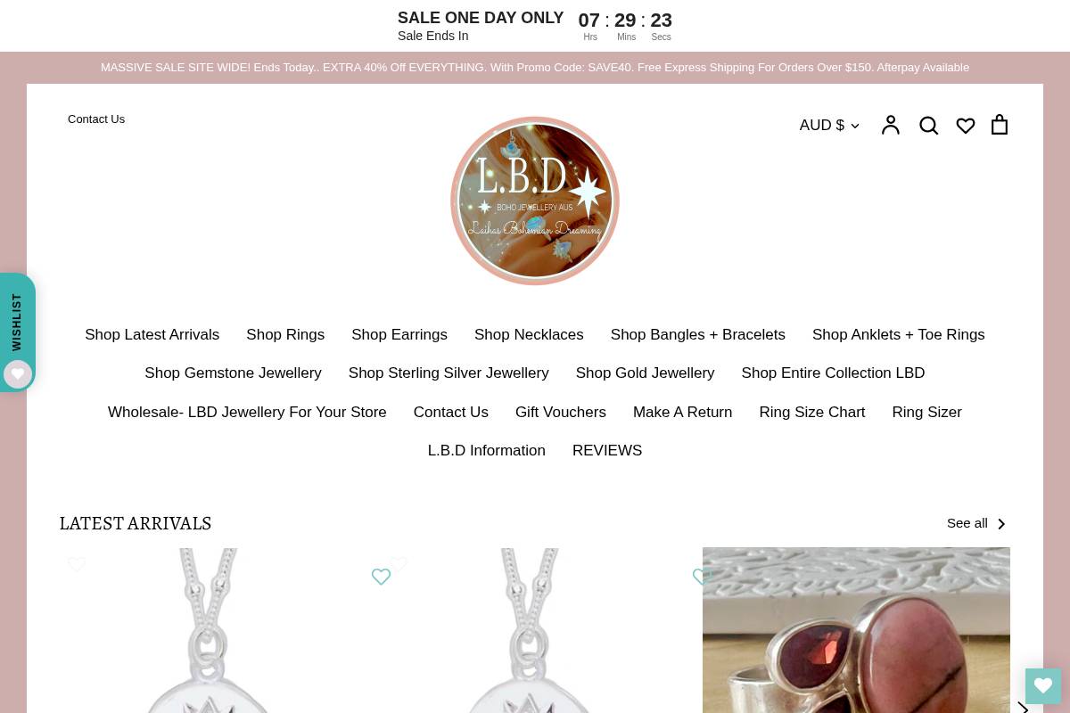 laihasbohemiandreaming.com.au homepage screenshot