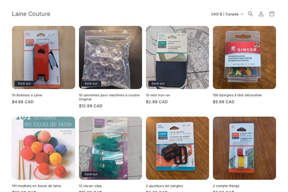 laine-couture.com homepage screenshot