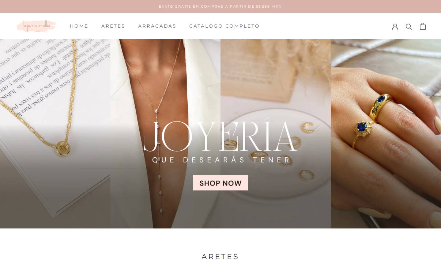 lajoyeriadeellas.com homepage screenshot