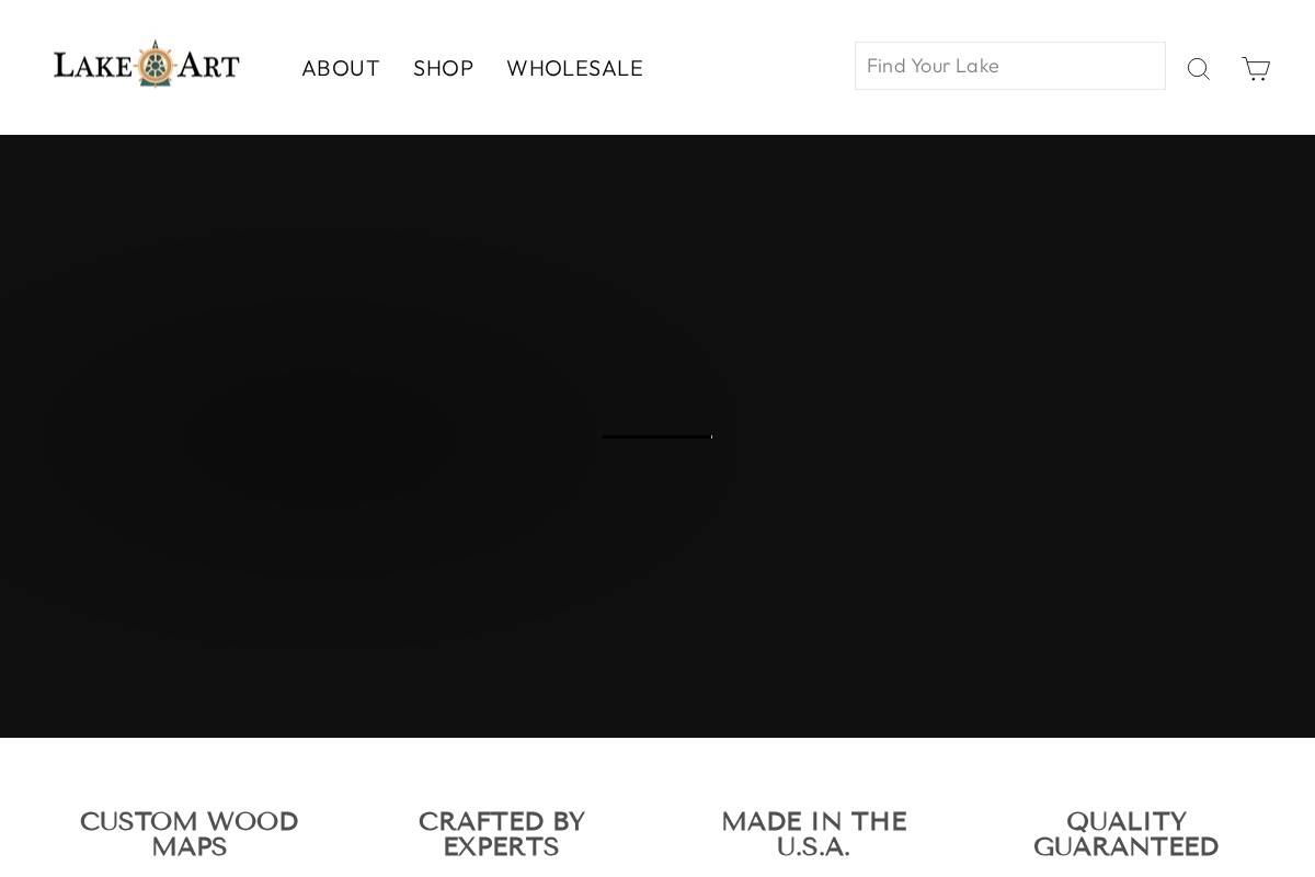 lake-art.com homepage screenshot