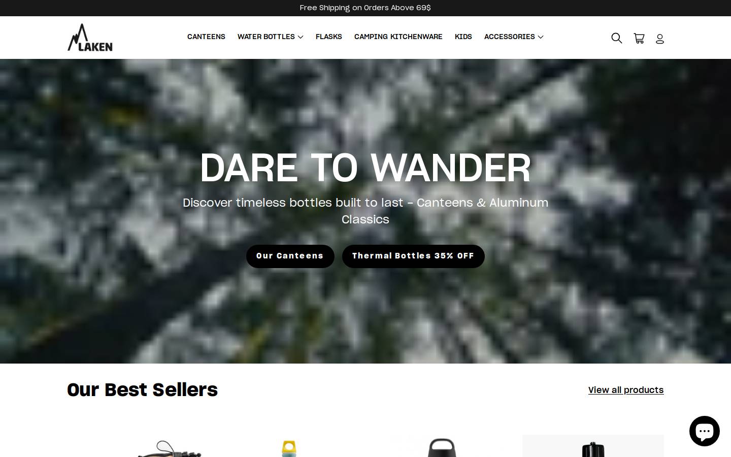 Lakenusa homepage screenshot