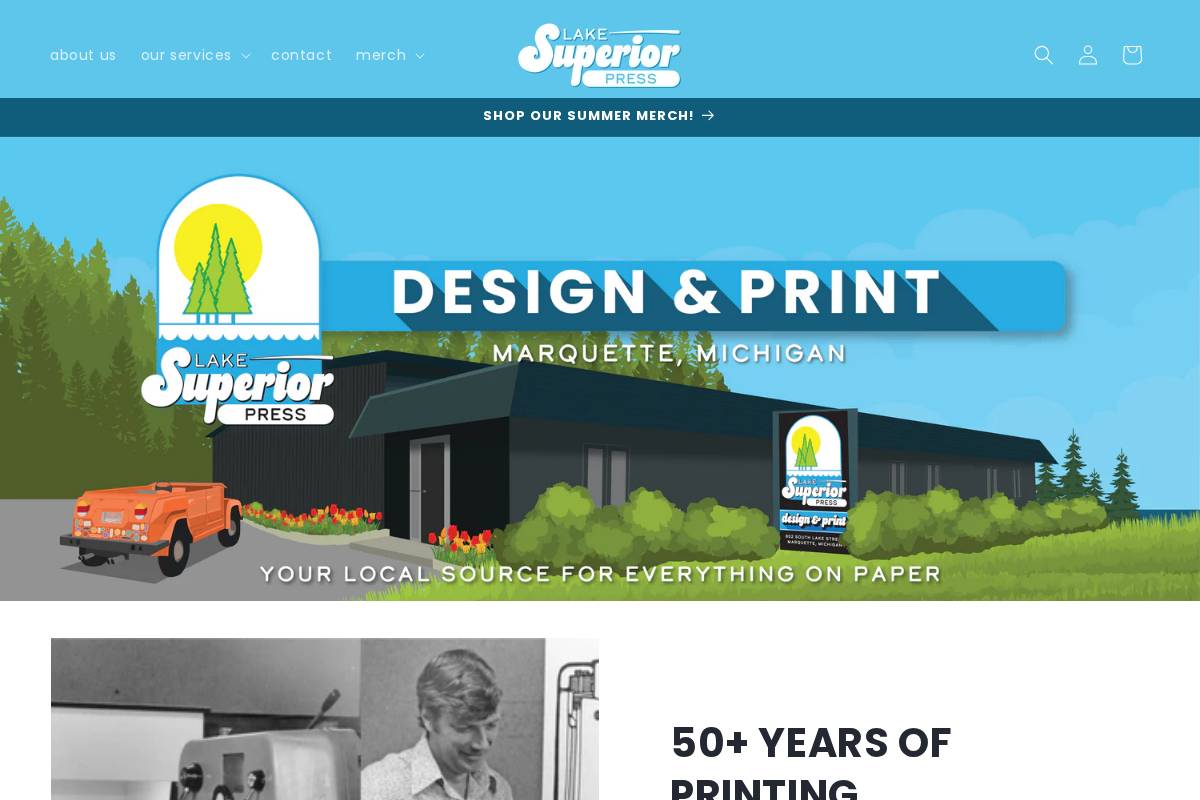 lakesuperiorpress.net homepage screenshot