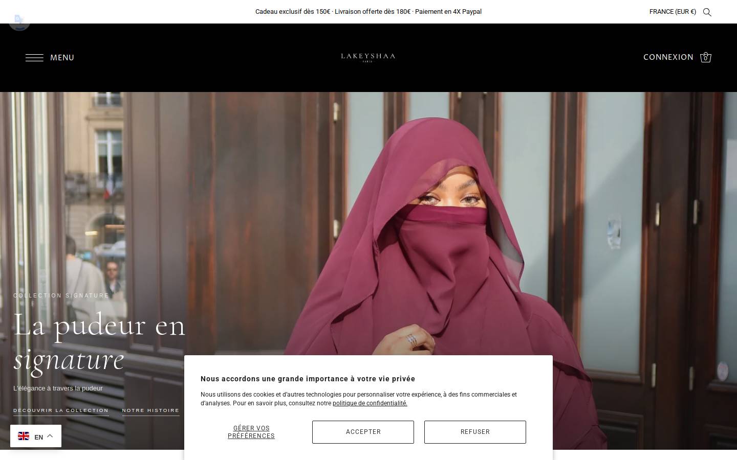lakeyshaa.com homepage screenshot