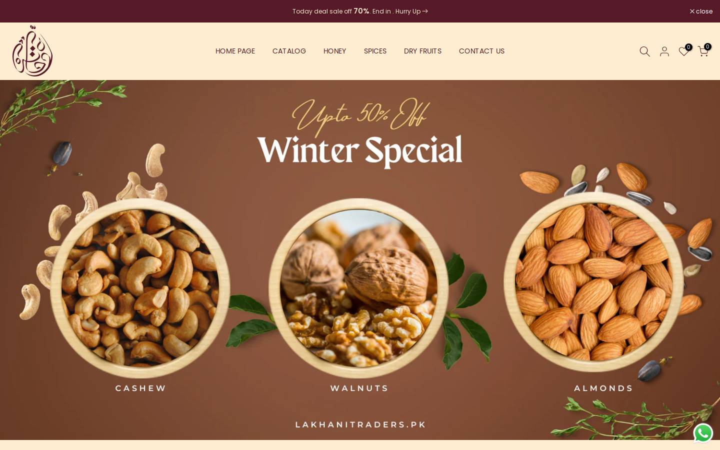 lakhanitrader.com homepage screenshot