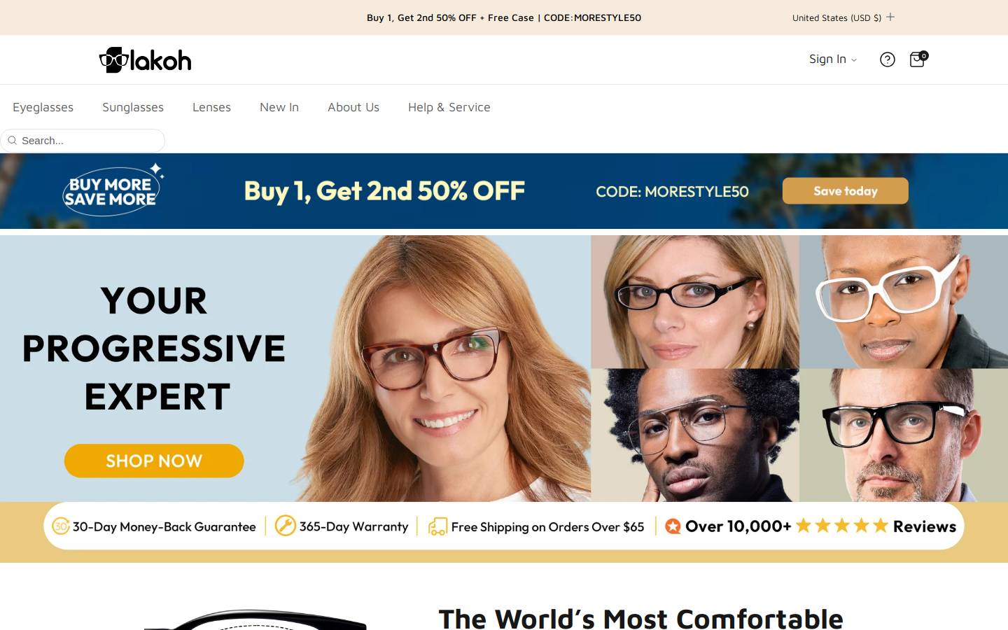 Lakoh homepage screenshot