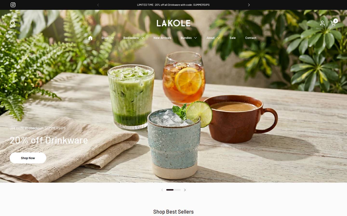 lakole.us homepage screenshot