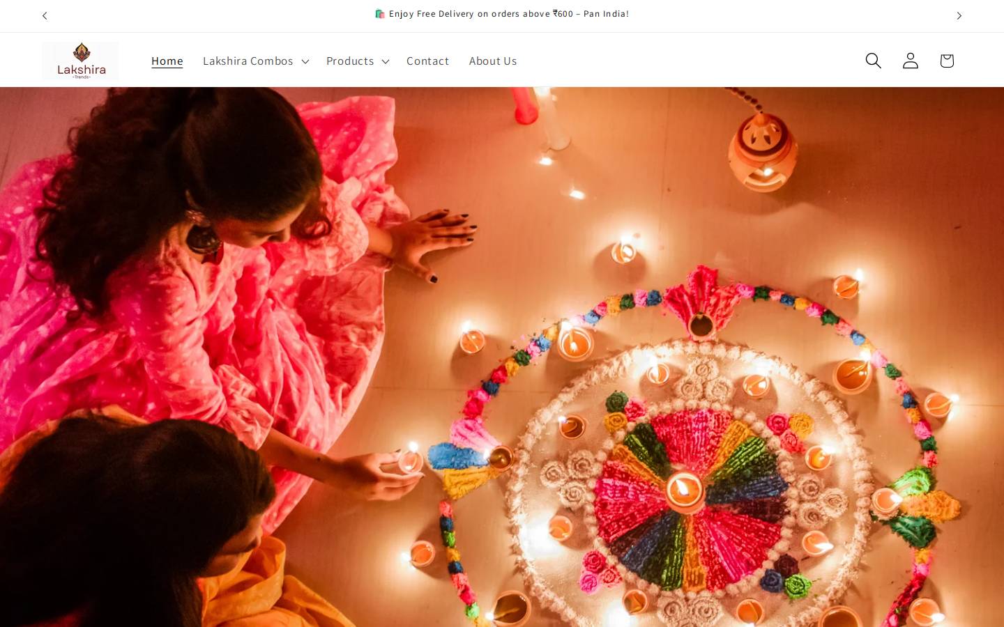lakshiratrends.com homepage screenshot