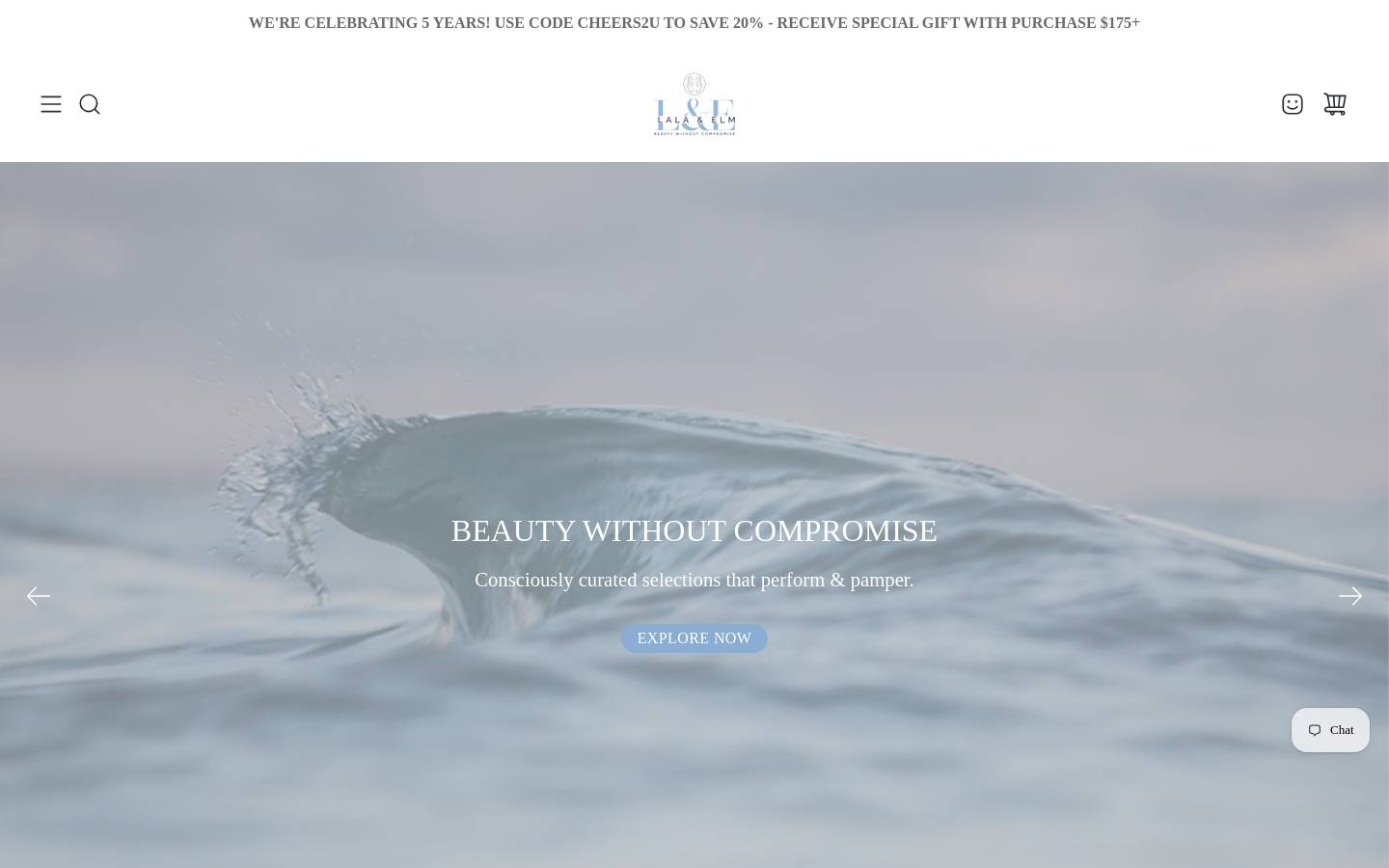 lalaandelm.com homepage screenshot