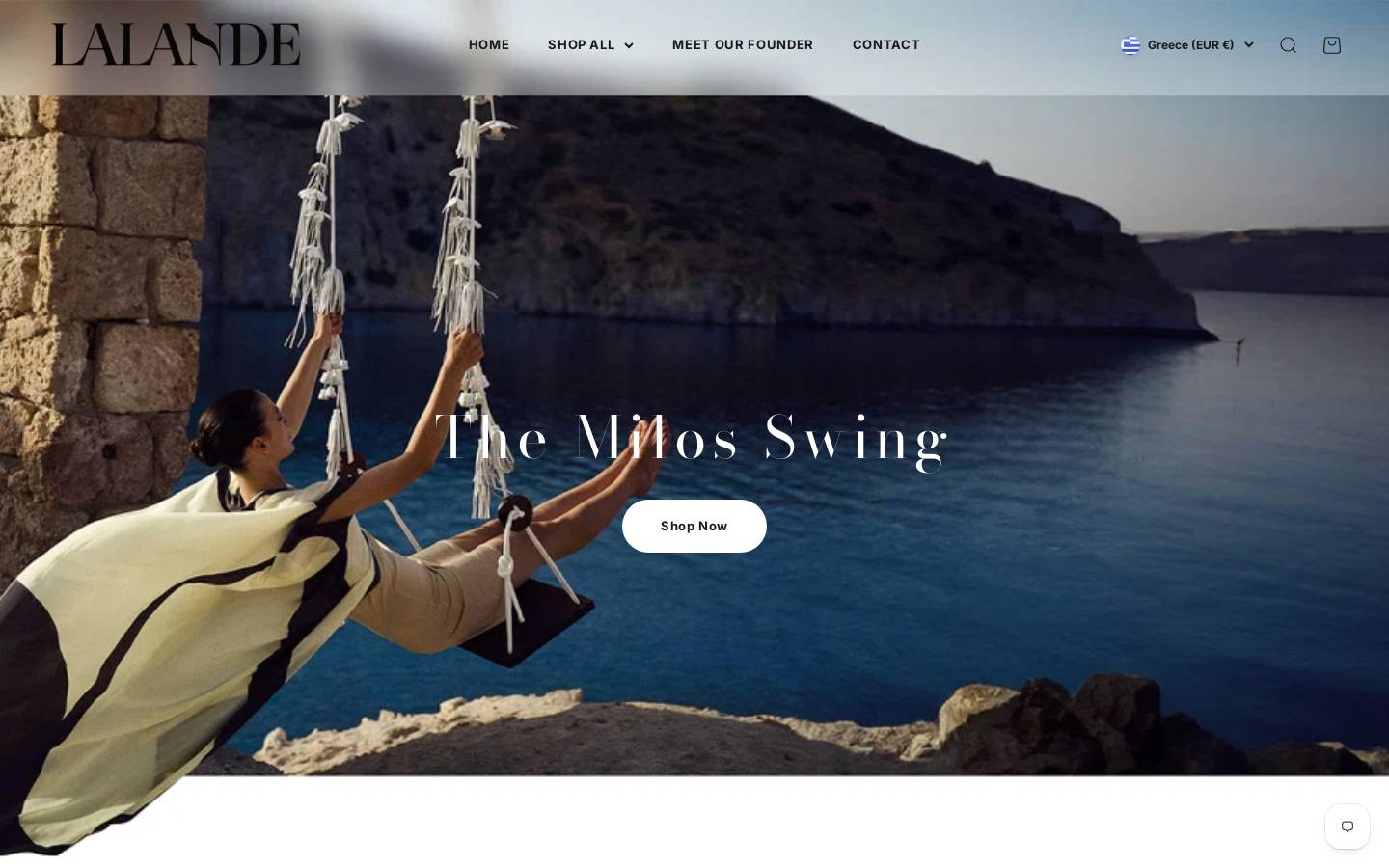lalandeliving.shop homepage screenshot