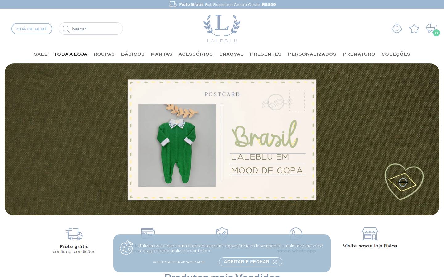 laleblu.com.br homepage screenshot