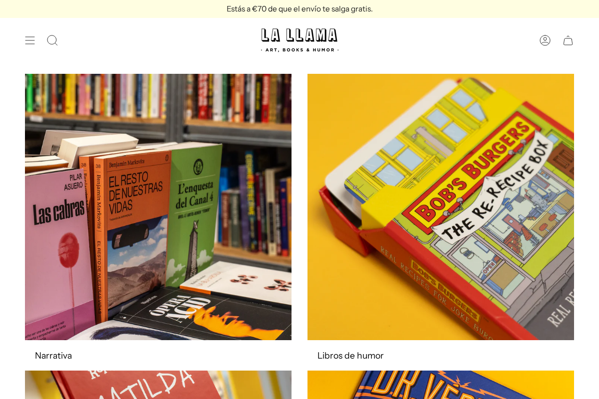 La Llama Store homepage screenshot