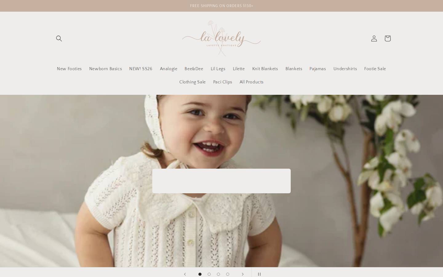 lalovelylayette.com homepage screenshot