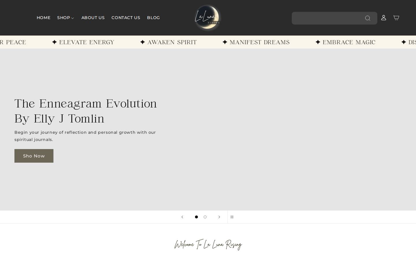 lalunarising.com homepage screenshot