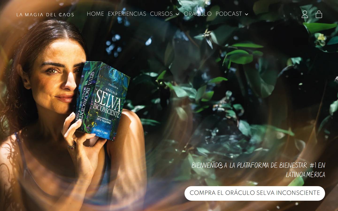 lamagiadelcaos.mx homepage screenshot