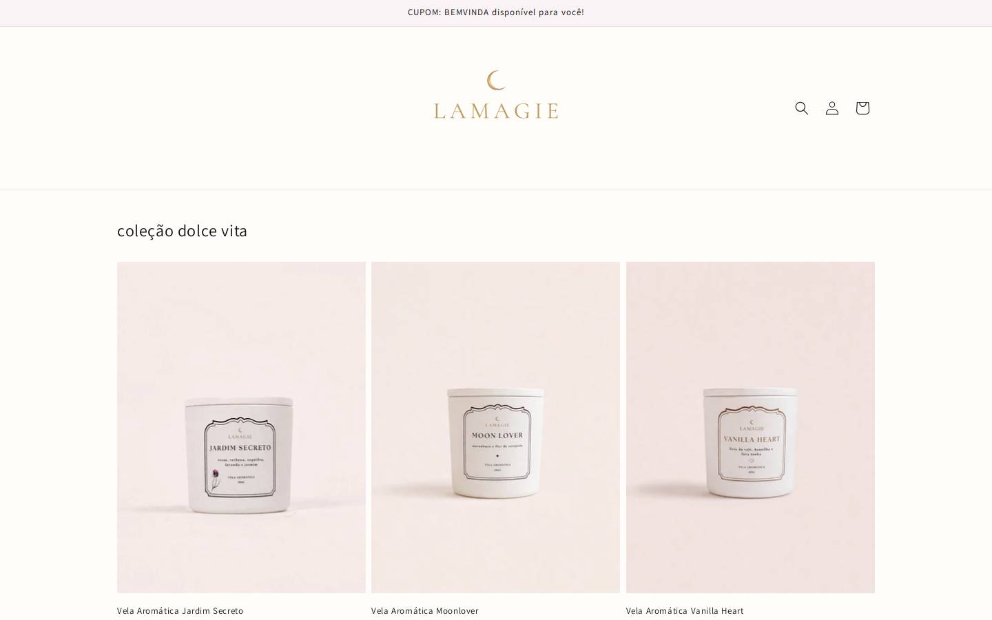 lamagie.com.br homepage screenshot