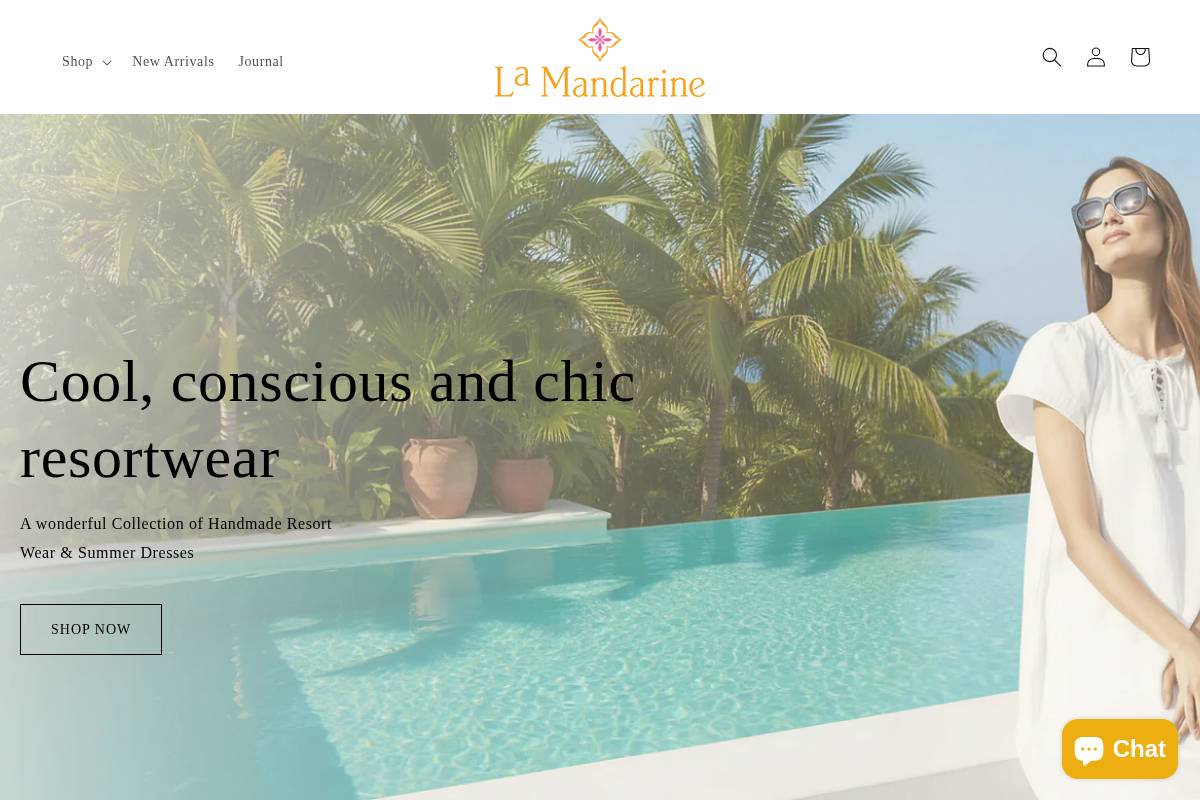 lamandarine.co.uk homepage screenshot