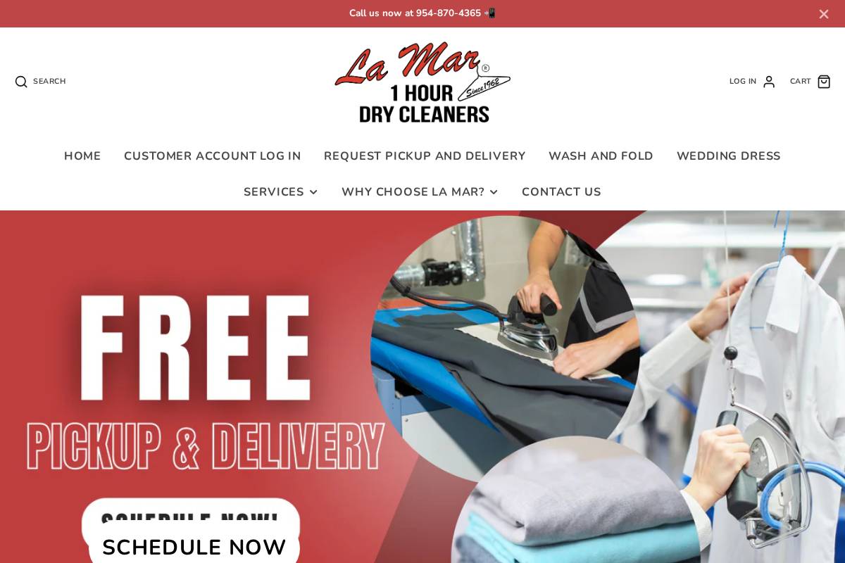 lamardrycleaners.com homepage screenshot