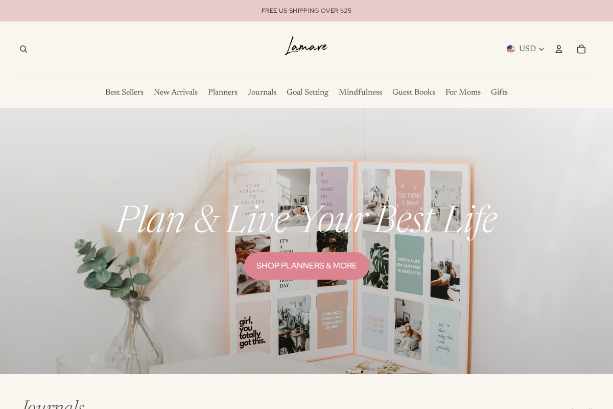 lamare homepage screenshot