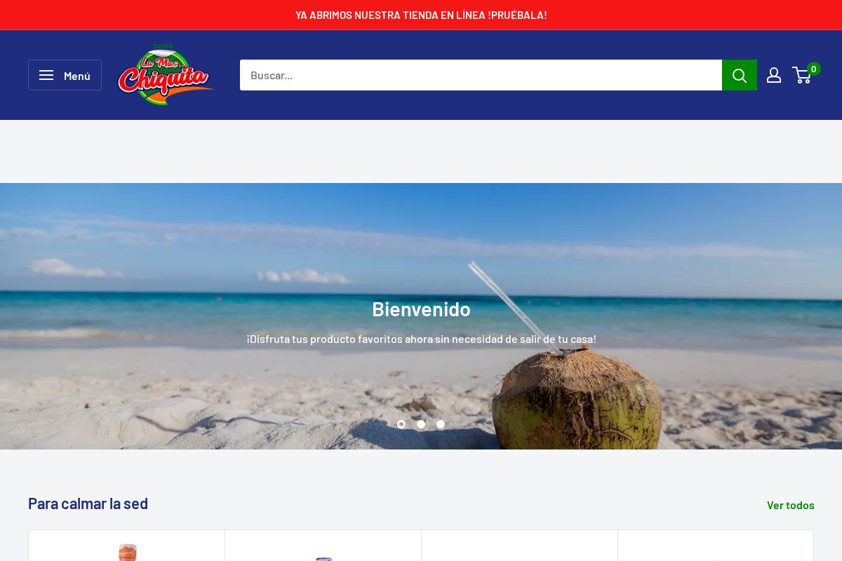 Súper La Mas Chiquita homepage screenshot