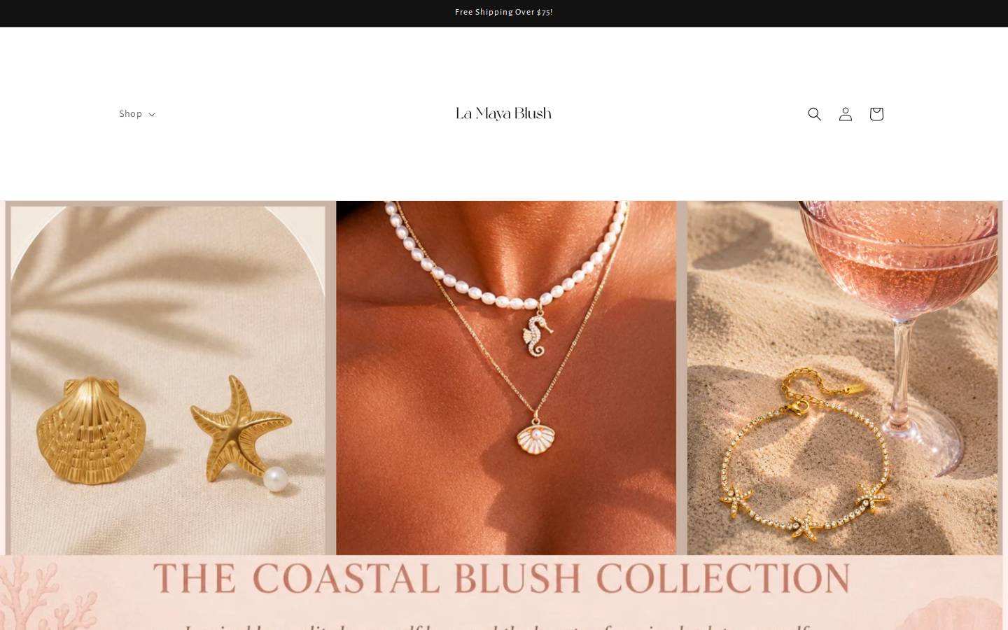lamayablush.com homepage screenshot