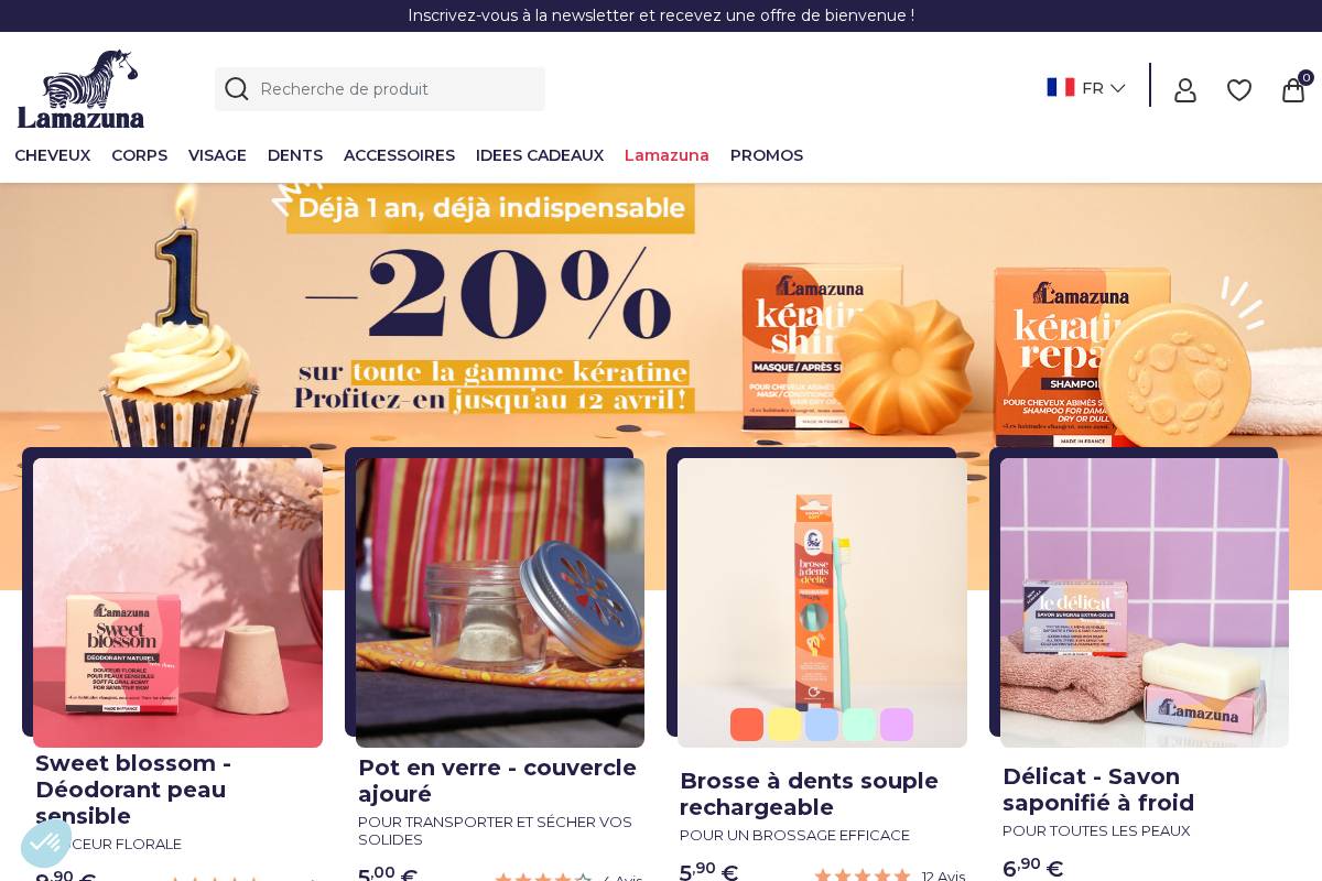 Lamazuna  homepage screenshot