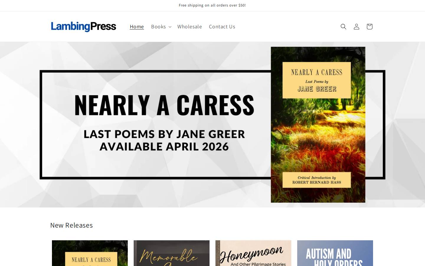 lambingpress.com homepage screenshot