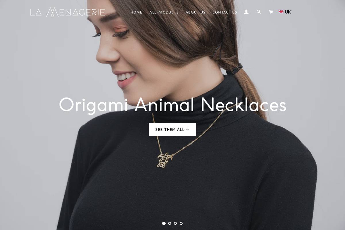 Lamenagerie homepage screenshot